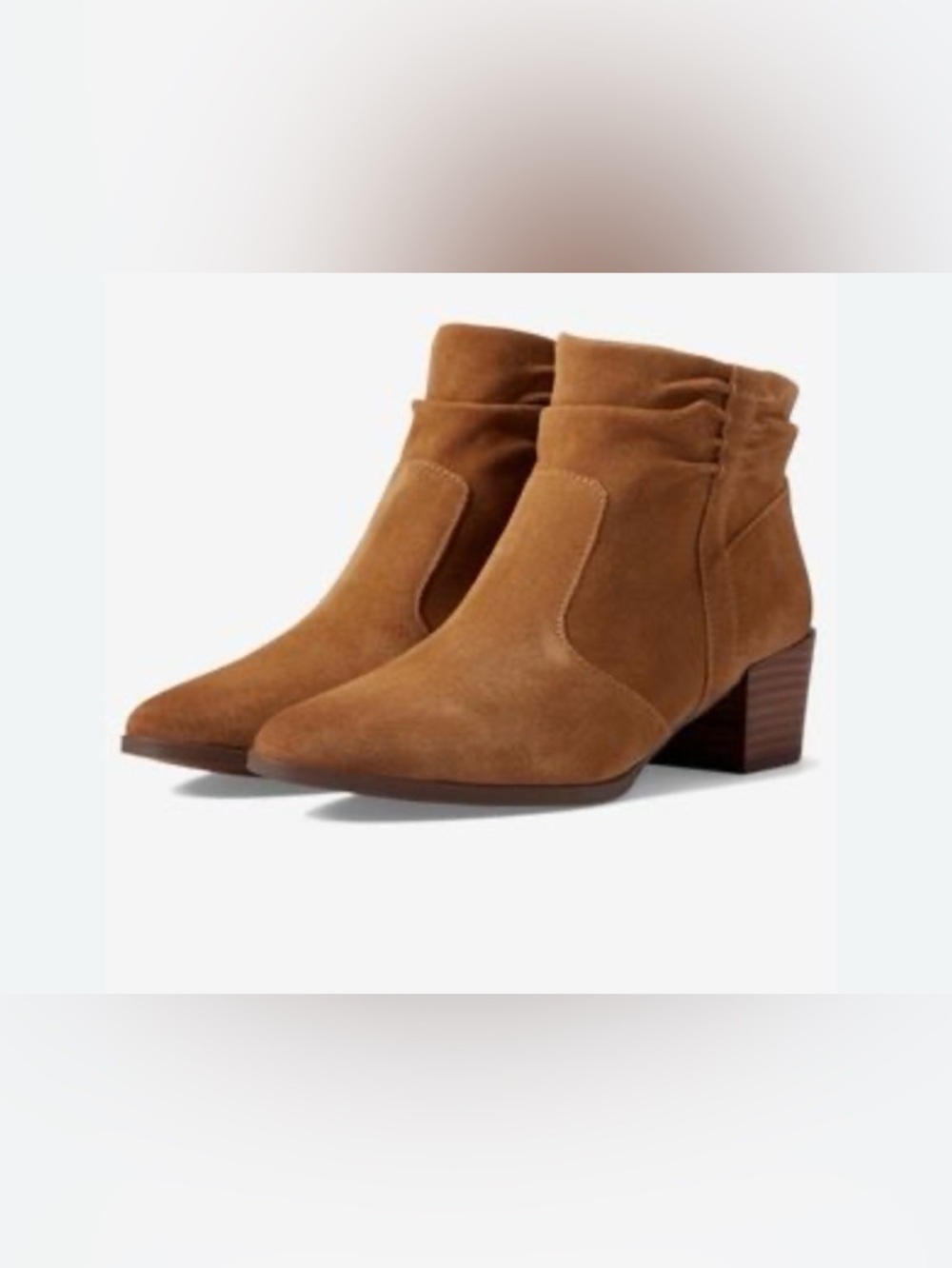 NATURALIZER Gina Womens Leather Block Heel Ankle Boots